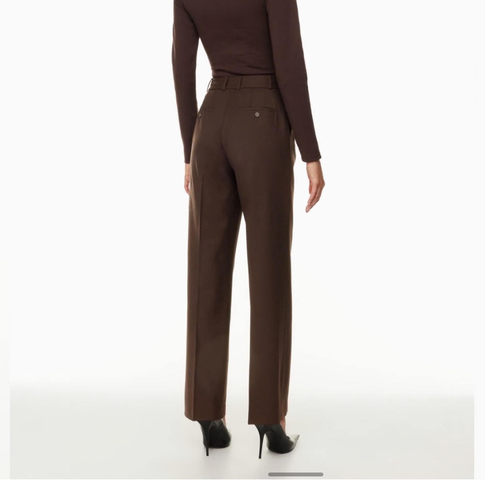 Aritzia Brown Straight Leg Pants